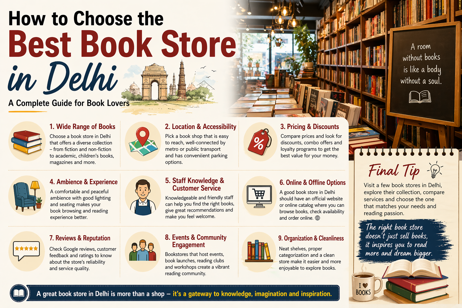 Read more about the article How to Choose the Best Book Store in Delhi