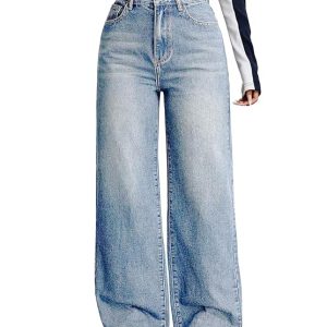 Nifty Women’s Denim High Waist Baggy Jeans